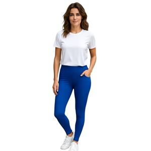 Year of Ours Women Blue Ribbed Leggings Size XS - NWOT MSRP $125
